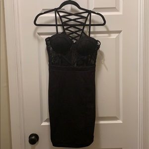 Little black corset dress
